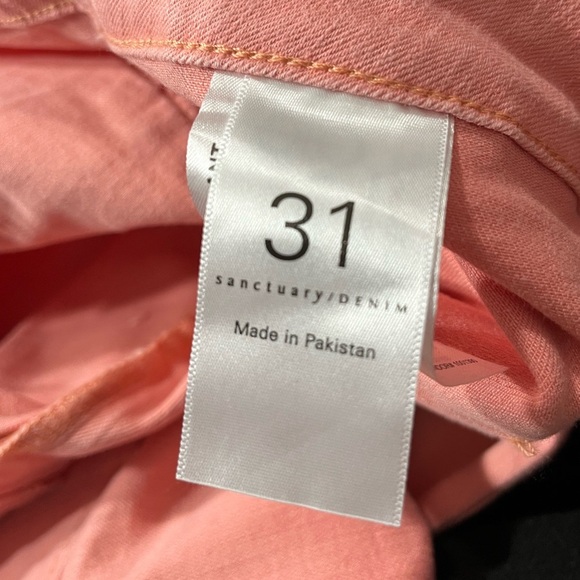 Sanctuary Denim Wide Leg Crop High Rise inseam 25 - Picture 5 of 7